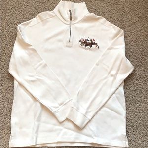 Men’s polo quarter zip pull over